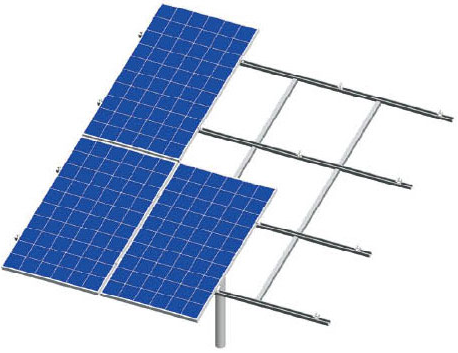 雙軸跟蹤光伏支架 提升發(fā)電效率的智能化解決方案